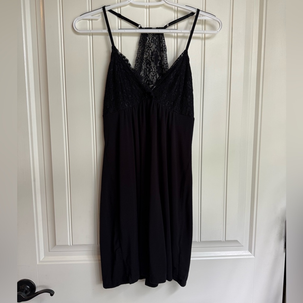 PJ Salvage 
Women’s Black Lace Nightgown
Size: Small
